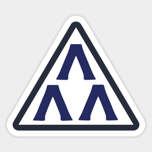 LAMBDA LAMBDA LAMBDA Sticker